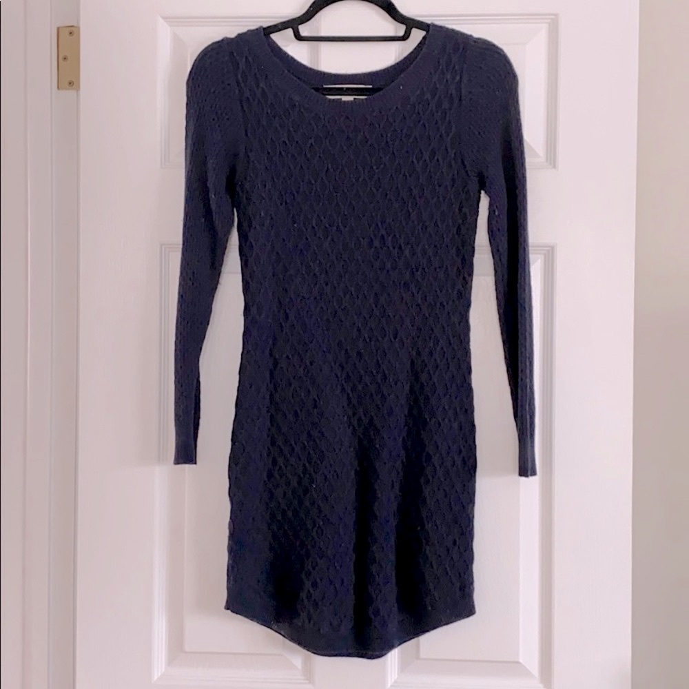 Navy Sweater Dress